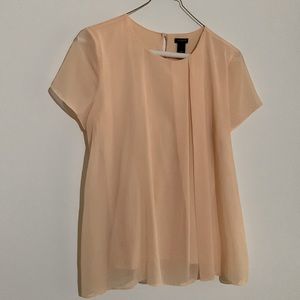 Ann Taylor Salmon Shirt L